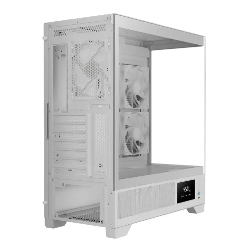 CASE GAMDIAS ATLAS M1 WHITE – MID TOWER| 3 FAN ARGB PWM| FULL WHITE | GPU 410MM